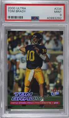 2000 Fleer Ultra - [Base] #234 - Tom Brady [PSA 9 MINT]