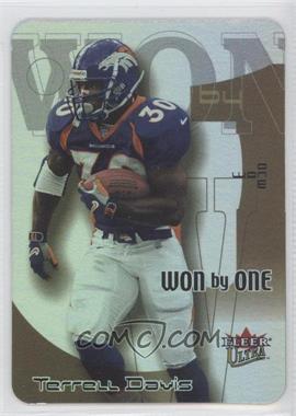 2000 Fleer Ultra - Won by One #4 WO - Terrell Davis