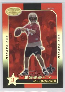 2000 Leaf Certified - [Base] - Mirror Red #172 - Marc Bulger