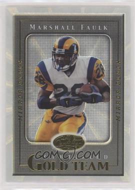 2000 Leaf Certified - Gold Team - Promo #CGT 21 - Marshall Faulk