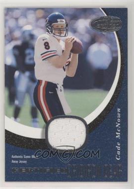 2000 Leaf Certified - Gridiron Gear #CGG CM8-A - Cade McNown /300