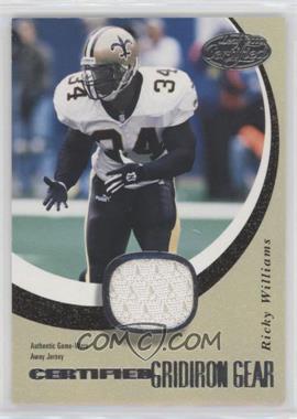 2000 Leaf Certified - Gridiron Gear #CGG RW34-A - Ricky Williams /100