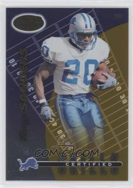 2000 Leaf Certified - Skills #CS 5 - Barry Sanders, James Stewart [EX to NM]