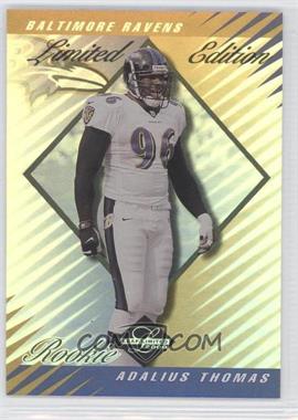 2000 Leaf Limited - [Base] - Limited Edition #274 - Rookie - Adalius Thomas /50