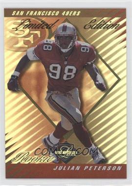 2000 Leaf Limited - [Base] - Limited Edition #349 - Rookie - Julian Peterson /50