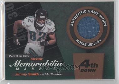 2000 Leaf Limited - Piece of the Game Preview Memorabilia Marker - 4th Down #JS82-B - Jimmy Smith