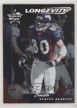 2000 Leaf Rookies & Stars - [Base] - Longevity #32 - Rod Smith /50