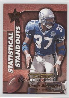 2000 Leaf Rookies & Stars - Statistical Standouts #SS-33 - Shaun Alexander /500