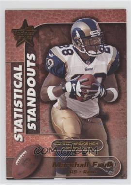 2000 Leaf Rookies & Stars - Statistical Standouts #SS-35 - Marshall Faulk /500