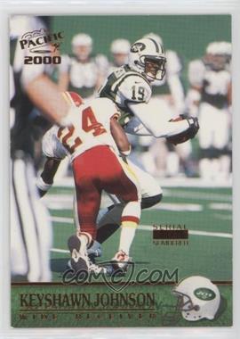 2000 Pacific - [Base] - Copper #260 - Keyshawn Johnson /75