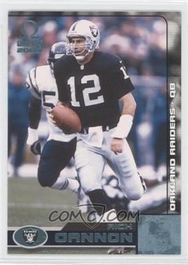 2000 Pacific Omega - [Base] - Platinum Blue Missing Serial Number #97 - Rich Gannon