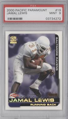 2000 Pacific Paramount - [Base] - Holo Gold #19 - Jamal Lewis /130 [PSA 9 MINT]