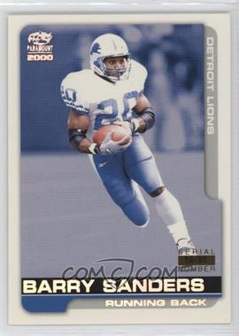 2000 Pacific Paramount - [Base] - Holo Silver #85 - Barry Sanders /85