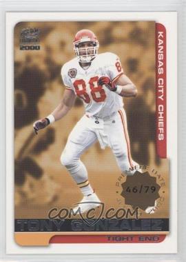 2000 Pacific Paramount - [Base] - Premiere Date #116 - Tony Gonzalez /79