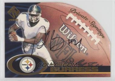 2000 Pacific Private Stock - Private Signings #28 - Plaxico Burress