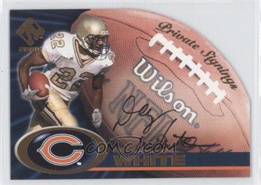 2000 Pacific Private Stock - Private Signings #5 - Dez White