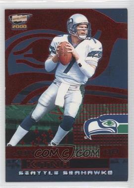 2000 Pacific Revolution - [Base] - Red Missing Serial Number #89 - Jon Kitna