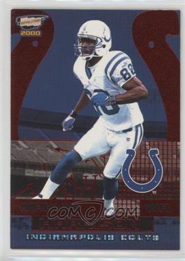 2000 Pacific Revolution - [Base] - Red #37 - Marvin Harrison /99 [Noted]