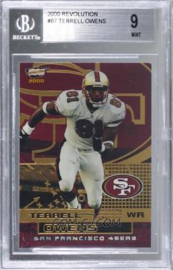 2000 Pacific Revolution - [Base] #87 - Terrell Owens [BGS 9 MINT]