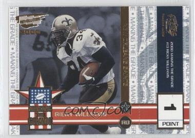 2000 Pacific Revolution - Making the Grade - 1 Point Black #13 - Ricky Williams