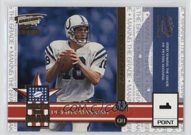 2000 Pacific Revolution - Making the Grade - 1 Point Black #8 - Peyton Manning