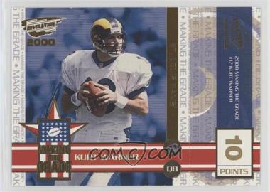 2000 Pacific Revolution - Making the Grade - 10 Point Gold #17 - Kurt Warner