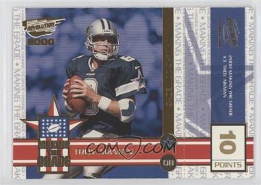 2000 Pacific Revolution - Making the Grade - 10 Point Gold #3 - Troy Aikman
