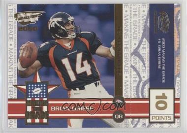 2000 Pacific Revolution - Making the Grade - 10 Point Gold #6 - Brian Griese
