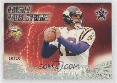 2000 Pacific Vanguard - High Voltage - Holographic Silver #20 - Daunte Culpepper /10