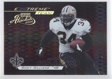 2000 Playoff Absolute - Extreme Team #XT-11 - Ricky Williams