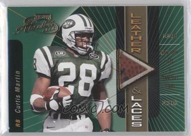 2000 Playoff Absolute - Leather & Laces - Ball #CM28 - Curtis Martin /175