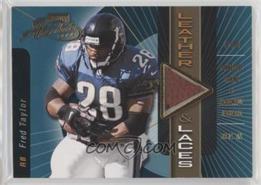 2000 Playoff Absolute - Leather & Laces - Ball #FT28-B - Fred Taylor /175 [EX to NM]