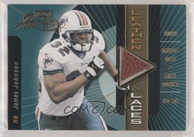 2000 Playoff Absolute - Leather & Laces - Ball #JJ32 - James Johnson /350