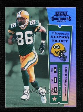 2000 Playoff Contenders - [Base] - Championship Ticket Missing Serial Number #37 - Antonio Freeman