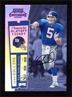 Playoff Ticket - Kerry Collins #/100