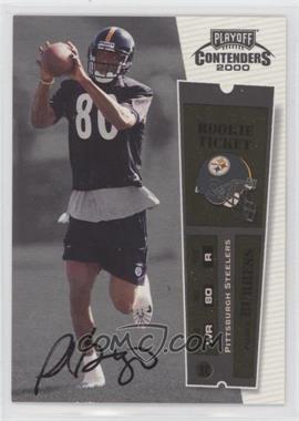 2000 Playoff Contenders - [Base] #108 - Rookie Ticket - Plaxico Burress