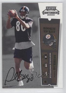 2000 Playoff Contenders - [Base] #108 - Rookie Ticket - Plaxico Burress