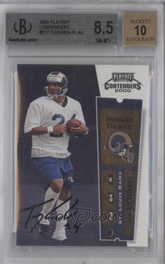 2000 Playoff Contenders - [Base] #117 - Rookie Ticket - Trung Canidate [BGS 8.5 NM‑MT+]