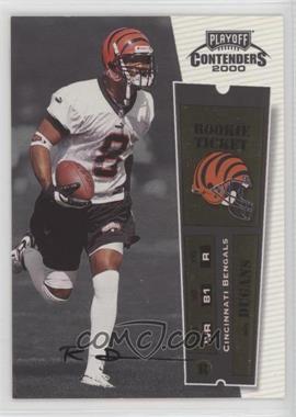 2000 Playoff Contenders - [Base] #123 - Rookie Ticket - Ron Dugans