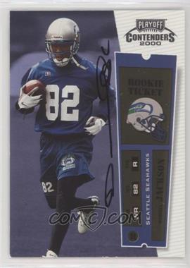 2000 Playoff Contenders - [Base] #131 - Rookie Ticket - Darrell Jackson [EX to NM]