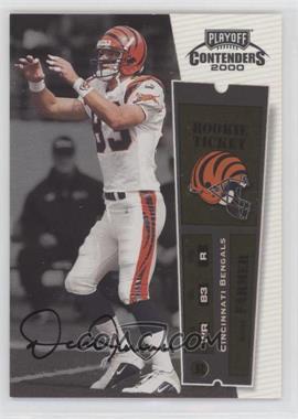 2000 Playoff Contenders - [Base] #136 - Rookie Ticket - Danny Farmer