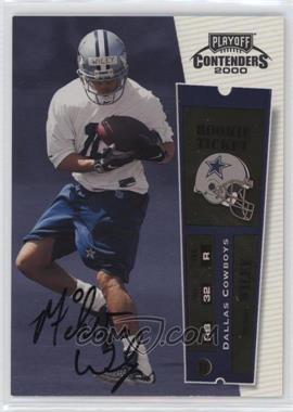 2000 Playoff Contenders - [Base] #139 - Rookie Ticket - Michael Wiley