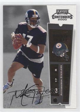 2000 Playoff Contenders - [Base] #141 - Rookie Ticket - Tee Martin