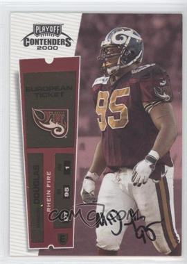 2000 Playoff Contenders - [Base] #156 - European Ticket - Marques Douglas
