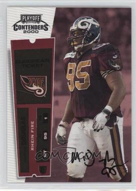2000 Playoff Contenders - [Base] #156 - European Ticket - Marques Douglas