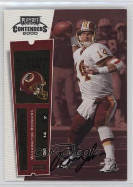 2000 Playoff Contenders - [Base] #199 - Playoff Ticket - Brad Johnson