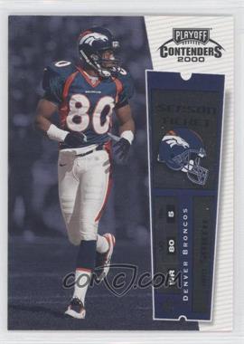 2000 Playoff Contenders - [Base] #31 - Rod Smith