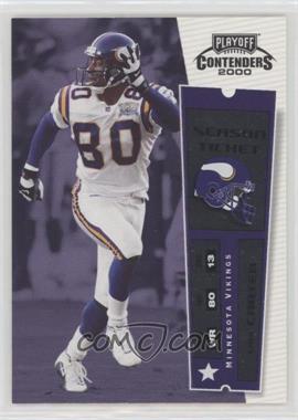 2000 Playoff Contenders - [Base] #52 - Cris Carter