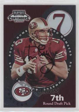 2000 Playoff Contenders - Round Numbers Autographs #RN12 - Tim Rattay, Joe Hamilton