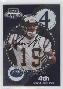 2000 Playoff Contenders - Round Numbers Autographs #RN13 - Trevor Gaylor, Avion Black